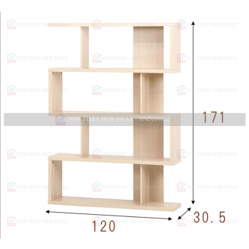 Tủ Sách - Kệ Sách - Kệ Trang Trí Gỗ KTTG018